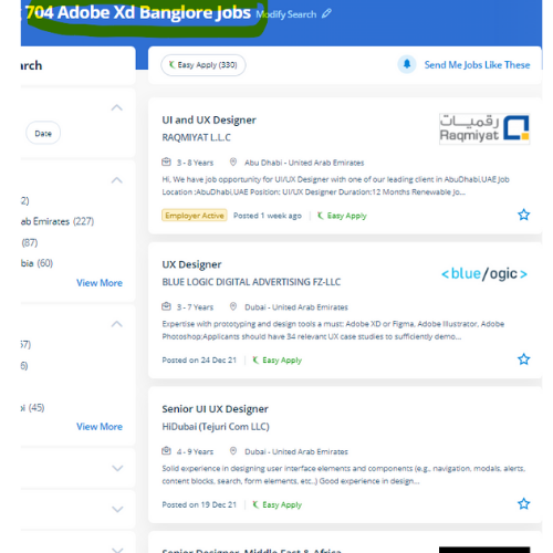 Adobe XD internship jobs in Riyadh