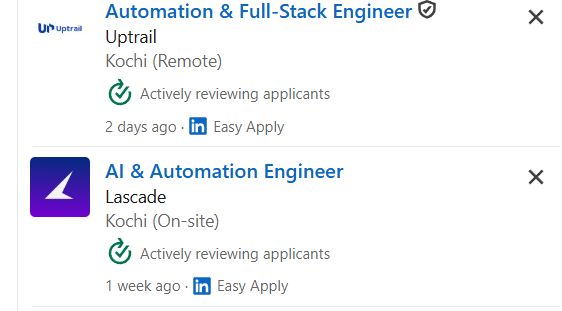 AI Automation with n8n & Make.com internship jobs in Al Khobar