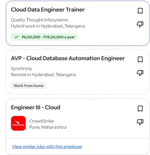 AI for Cloud Computing internship jobs in Taif