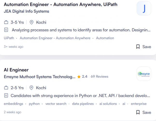 AI Workflow Automation internship jobs in Dammam