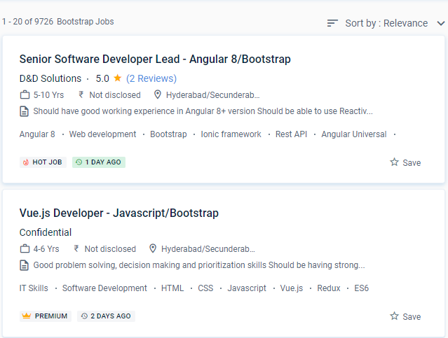 Bootstrap internship jobs in Mecca