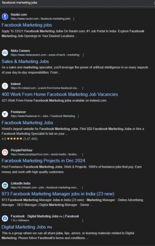 Facebook Marketing internship jobs in Taif