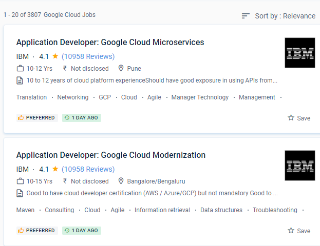 Google Cloud Platform internship jobs in Dammam
