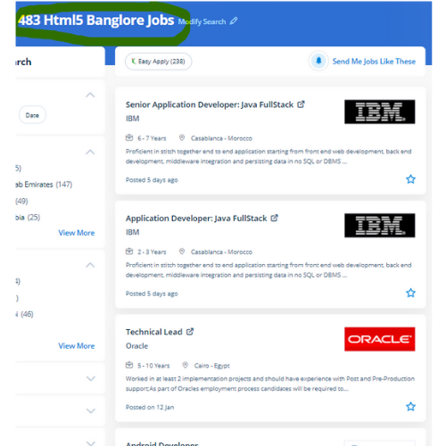 HTML 5 internship jobs in Riyadh