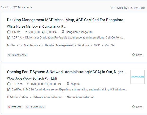 MCSA internship jobs in Tabuk
