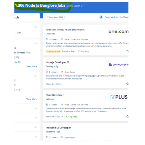 Node JS internship jobs in Al Khobar