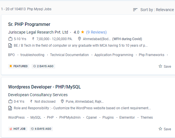 Php/MySQL internship jobs in Dammam