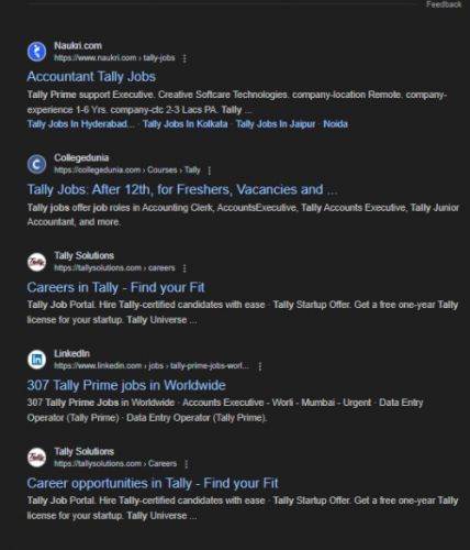 Tally Prime internship jobs in Al Khobar