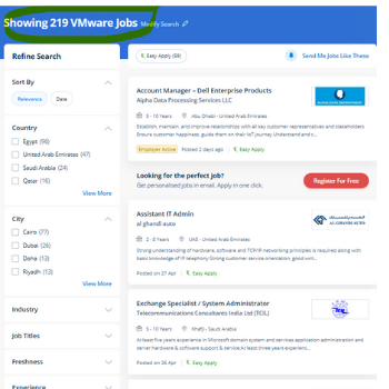 Vmware internship jobs in Riyadh